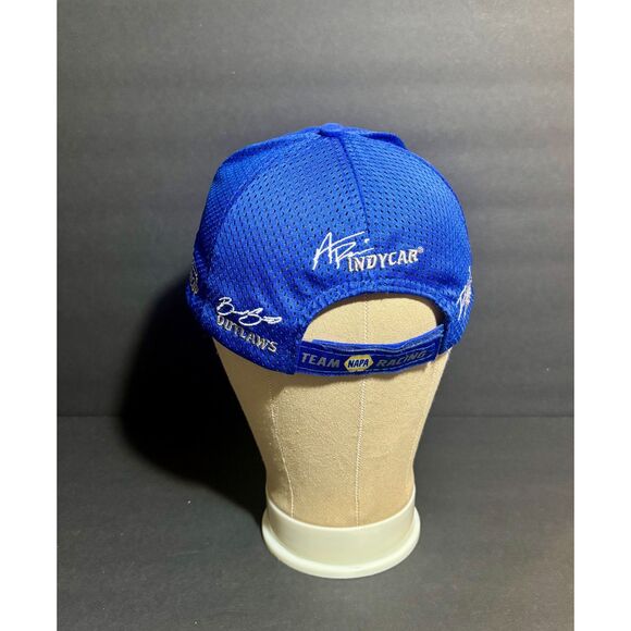 NAPA Racing Hat Blue Mesh Adjustable Cap NASCAR Cup NHRA IndyCar Outlaws - Picture 3 of 5